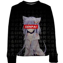 Дитячий 3D світшот Senpai Anime