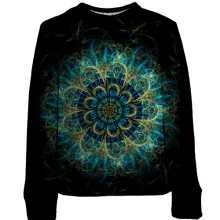 Дитячий 3D світшот Neon mandala
