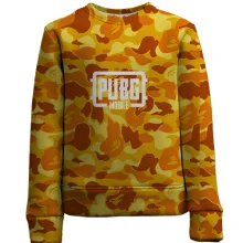 Дитячий 3D світшот PUBG x BAPE