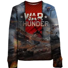 Дитячий 3D світшот War Thunder