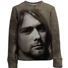 Детский 3D свитшот Курт Кобейн (Nirvana)