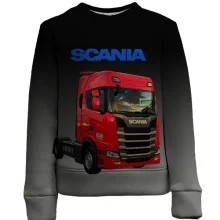 Детский 3D свитшот Scania (2)