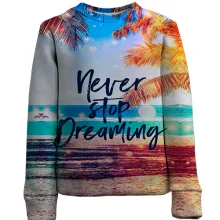 Детский 3D свитшот Never stop dreaming