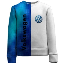Дитячий 3D світшот Volkswagen Blue Logo