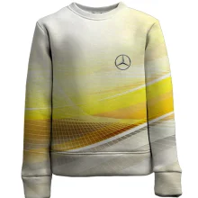 Дитячий 3D світшот Mercedes-Benz (абстракція)