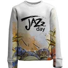 Дитячий 3D світшот Jazz day