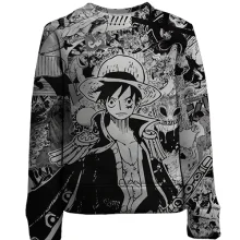 Детский 3D свитшот Ван Пис, One Piece, манга