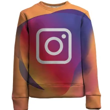 Детский 3D свитшот с Instagram