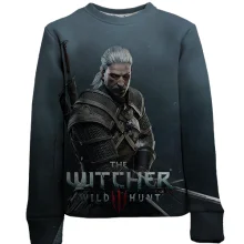 Детский 3D свитшот Witcher: Wild Hunt