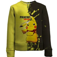 Детский 3D свитшот Pikachu Pika Pika