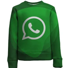 Дитячий 3D світшот з WhatsApp