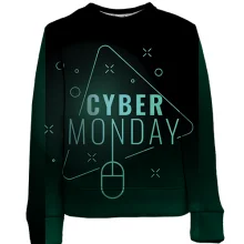 Дитячий 3D світшот Cyber Monday