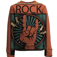 Детский 3D свитшот rock festival