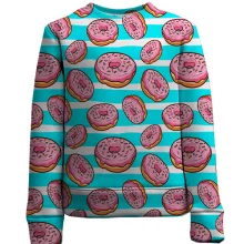 Дитячий 3D світшот Donut pattern