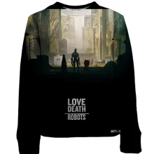 Детский 3D свитшот Love death robots.