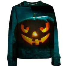 Дитячий 3D світшот Halloween pumpkin smile