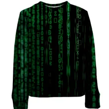 Дитячий 3D світшот Matrix pattern