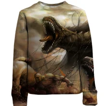 Дитячий 3D світшот Dinosaurs