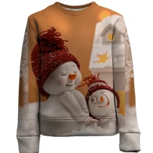 Детский 3D свитшот Christmas toy snowman