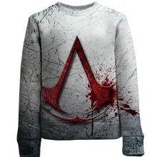 Дитячий 3D світшот Assassin’s Creed лого