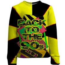 Детский 3D свитшот Back to the 90
