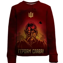 Дитячий 3D світшот Героям Слава!