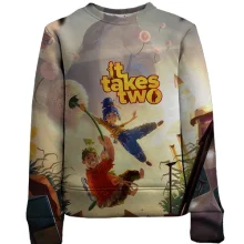 Детский 3D свитшот "It Takes Two"