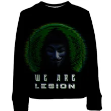 Дитячий 3D світшот "Anonymus: We are legion"