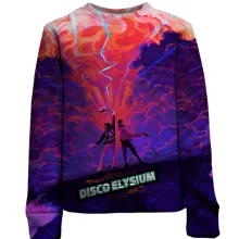 Детский 3D свитшот Disco Elysium, art
