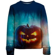 Детский 3D свитшот Тыква Halloween