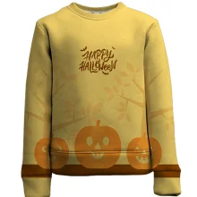 Детский 3D свитшот Happy Halloween art