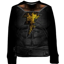 Детский 3D свитшот "Костюм Black Adam"