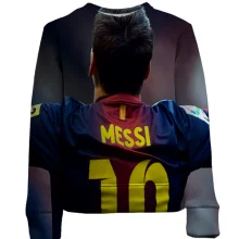 Дитячий 3D світшот Messi №10 зі спини