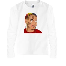 Дитячий лонгслів з 6IX 9NINE з білими очима