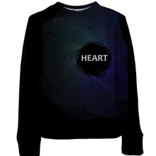 Детский 3D свитшот с надписью "Heart"