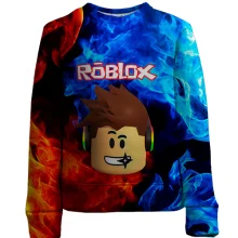 Детский 3D свитшот Roblox Head