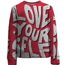 Детский 3D свитшот Love yourself