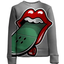 Дитячий 3D світшот Rolling Stones Skate