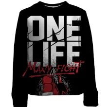 Дитячий 3D світшот One life - many fight