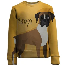 Дитячий 3D світшот Boxer dog