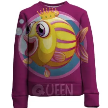 Дитячий 3D світшот Queen fish
