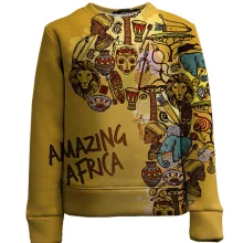 Детский 3D свитшот Amazing africa