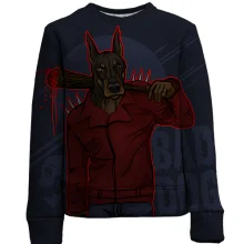 Дитячий 3D світшот Bad dog