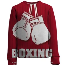 Детский 3D свитшот White Boxing