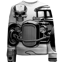 Детский 3D свитшот Retro car