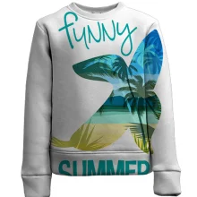 Детский 3D свитшот Summer Funny