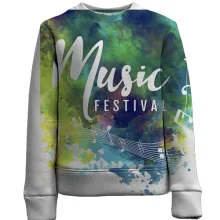 Дитячий 3D світшот Music Festival (2)