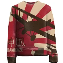 Дитячий 3D світшот Kamikaze aviator