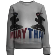 Дитячий 3D світшот з борцями Muay Thai