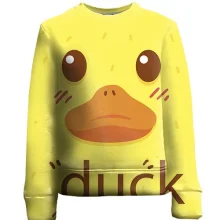 Дитячий 3D світшот Duck